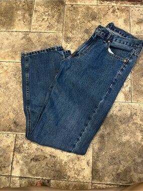 Levi's Men's Dark Blue Straight-Leg Jeans